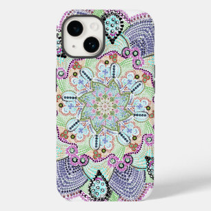 Schöne Garten-Doily-Mandala-Kunst Case-Mate iPhone 14 Hülle