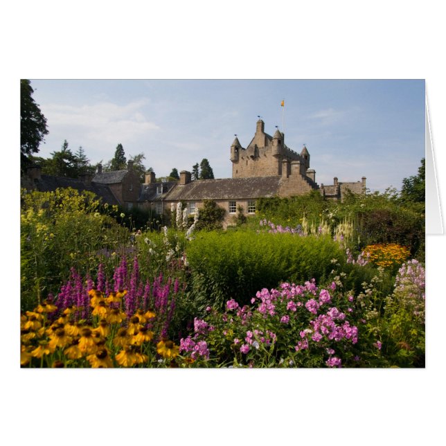 Schöne Gärten und das berühmte Schloss (Vorderseite (Horizontal))