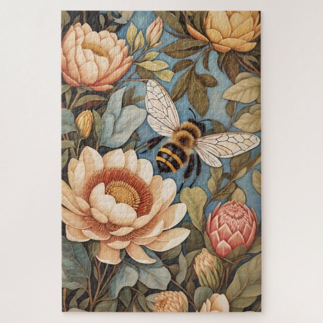 Schöne Gartenbäume mit Protea-Blume (Vertikal)