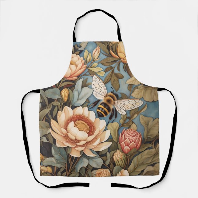 Schöne Gartenbäume mit Protea-Blume Schürze (Vorderseite)