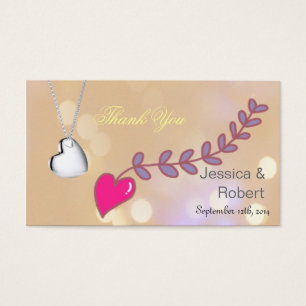 Schöne Gastgeschenk Hochzeit aus rosa und silberfa