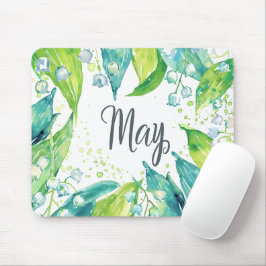 Schöne Geburtsmonate Blume/Mai Mousepad