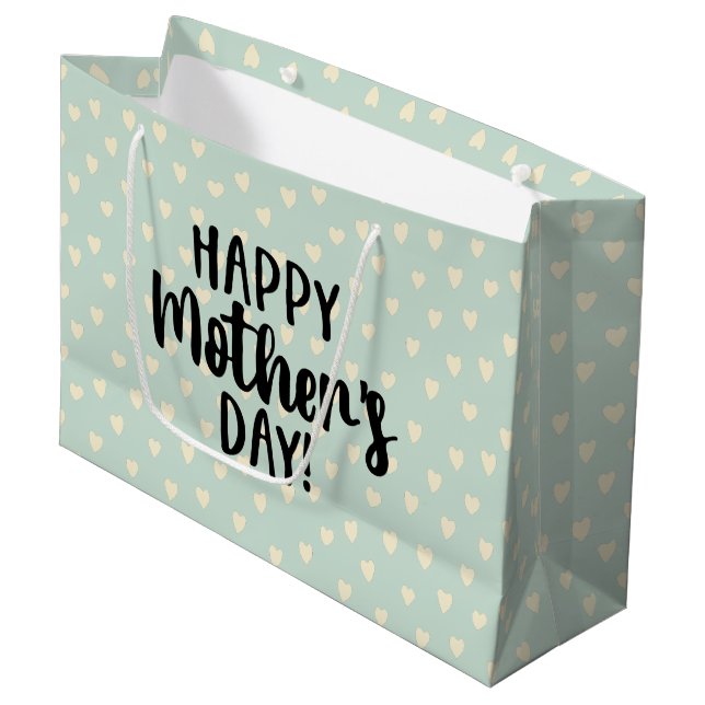 Schöne Geburtstagsgeschenktasche Große Geschenktüte (Vorderseite Schrägansicht)
