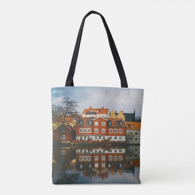 Schöne gedruckte Tote-Tasche Tasche (Rückseite)
