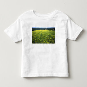 Schöne gelbe Blumen bedeckten Felder von San Kleinkind T-shirt