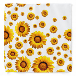 Schöne gelbe Blumen Halstuch