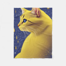 Schöne Gelbe Katze mit blauen Augen