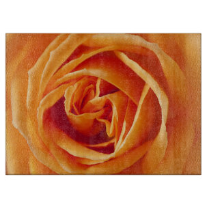 Schöne Gelbe Rose Blume Schneidebrett