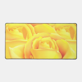 Schöne Gelbe Rose Schreibtischunterlage