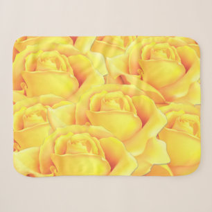 Schöne Gelbe Rose Sherpadecke