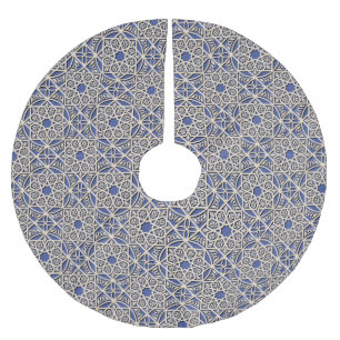 Schöne Geometrie Polyester Weihnachtsbaumdecke