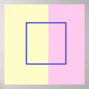 schöne geometrische Kunst Poster