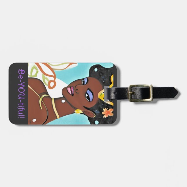 Schöne Gepäckmarke Gepäckanhänger (Vorderseite horizontal)