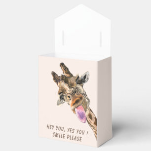 Schöne Geschenkboxen mit spielerischer Giraffe - L Geschenkschachtel