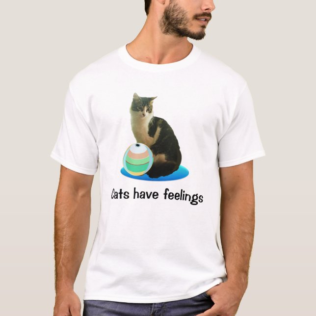 Schöne getigerte Katze T-Shirt (Vorderseite)