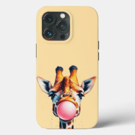 schöne Giraffe blühend Bubblegum Case-Mate iPhone Hülle