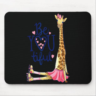 Schöne Giraffe _ Inspirieren Sie, Giraffe Tier zu Mousepad