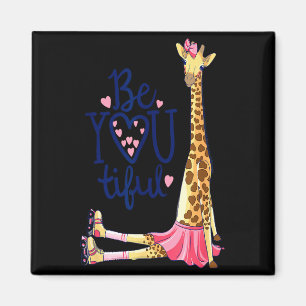 Schöne Giraffe _ Inspirieren Sie, Giraffe zu sein Magnet