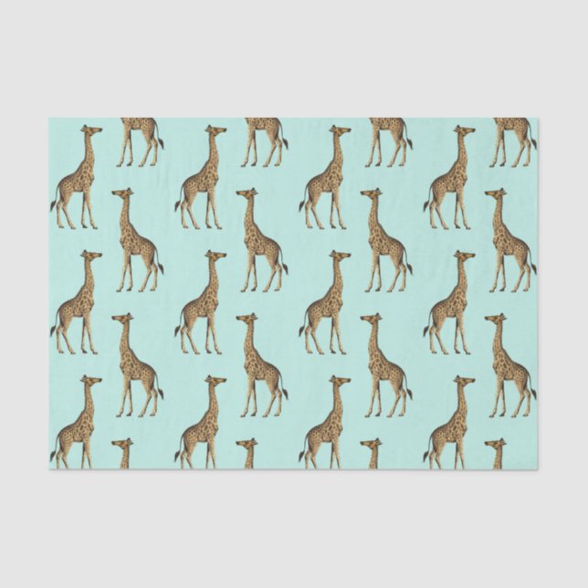 Schöne Giraffen Seidenpapier (Vorderseite)