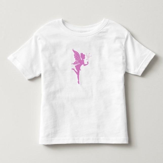 Schöne Girl-Silhouette Kleinkind T-shirt (Vorderseite)