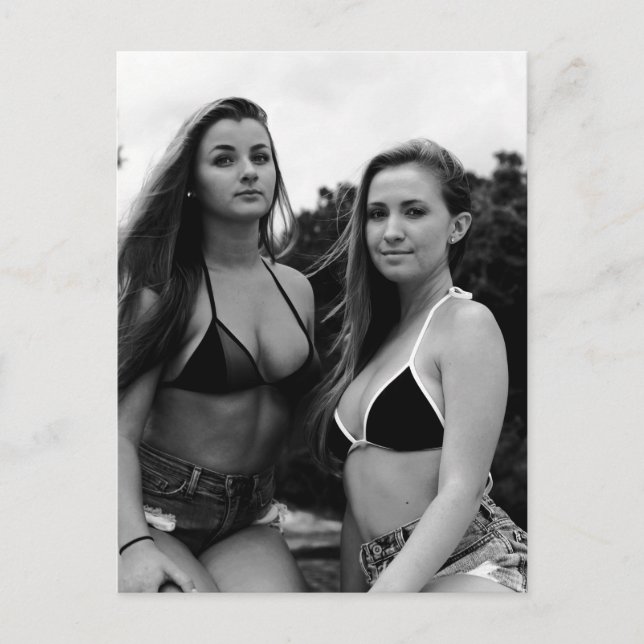 Schöne Girlfriends Postkarte (Vorderseite)