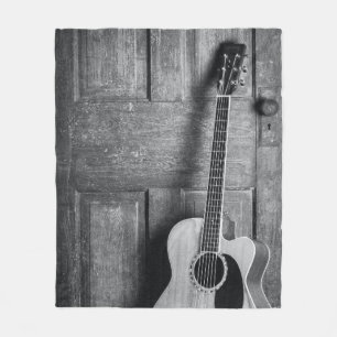Schöne Gitarre Fleecedecke