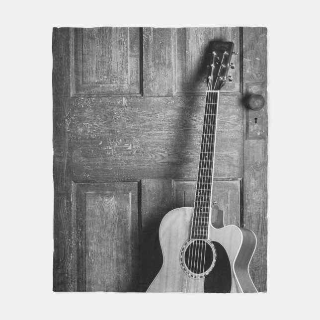 Schöne Gitarre Fleecedecke (Vorderseite)