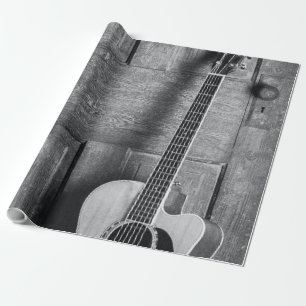 Schöne Gitarre Geschenkpapier