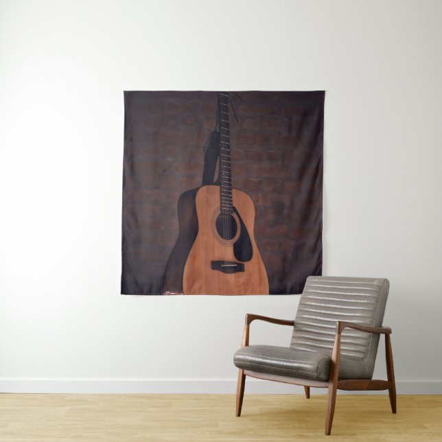 Schöne Gitarre Wandteppich (Beispiel)