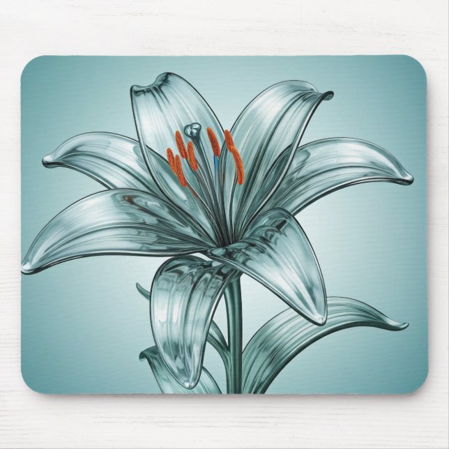 Schöne Glaslilie Mousepad (Vorne)