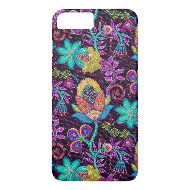 Schöne Glasperlen im Blumendesign sehen aus Case-Mate iPhone Hülle (Rückseite)