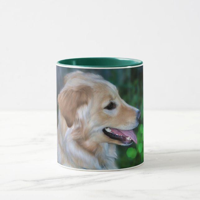 Schöne Golden Retriever Tasse (Zentrum)