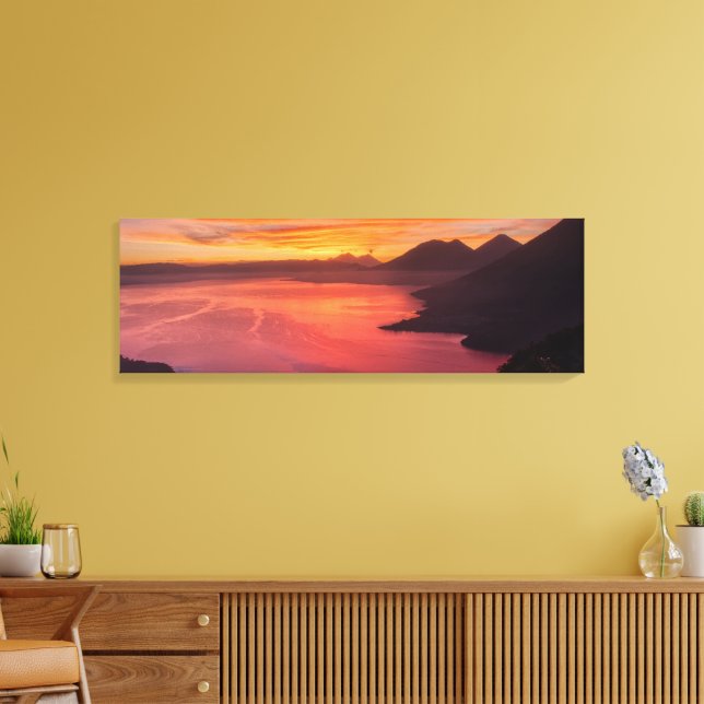 Schöne Golden Sunrise Mountain Leinwanddruck (Insitu (Wohnzimmer))