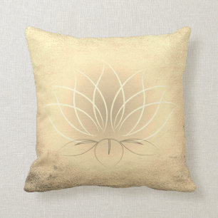 Schöne Goldene Lotus , Zen Kissen