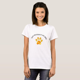Schöne goldene Paw T-Shirt
