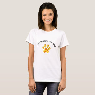 Schöne goldene Pfote T-Shirt