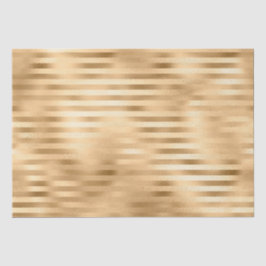 Schöne, goldgestreifte Hochzeit Seidenpapier