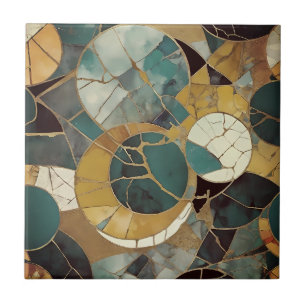 Schöne goldgrüne Zuhause-Fliesen Fliese