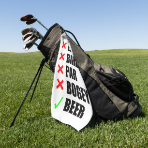 Schöne Golfbedingungen Golfhandtuch