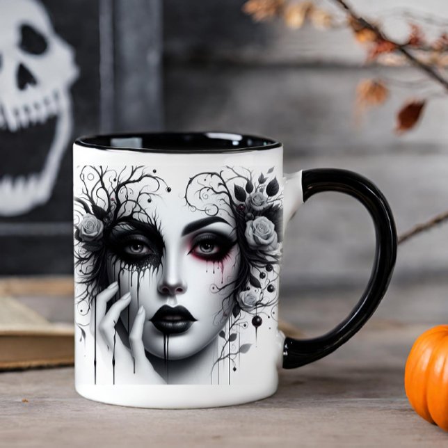 Schöne gotische Frau Tasse (Von Creator hochgeladen)