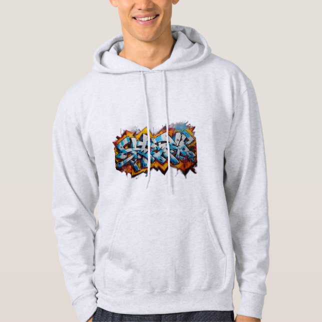 Schöne Graffiti Hoodie (Vorderseite)
