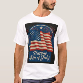 Schöne Grafik zum Unabhängigkeitstag T-Shirt