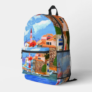 Schöne Griechenland-Rucksack Bedruckter Rucksack