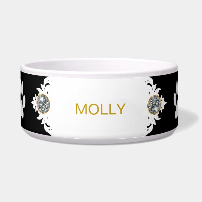 Schöne große Hundeschüssel Napf (Vorderseite)