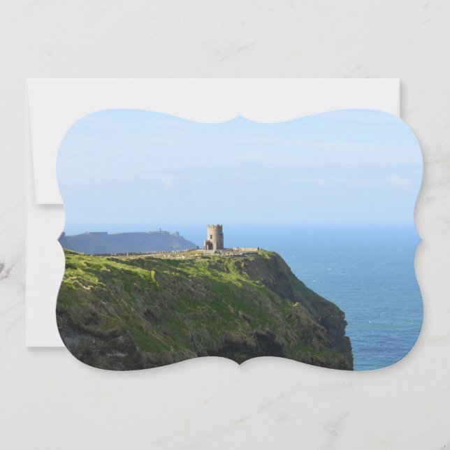 Schöne grüne Klippen von Moher Einladung (Vorderseite)