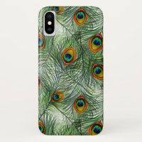 Schöne grüne Pfau-Feder