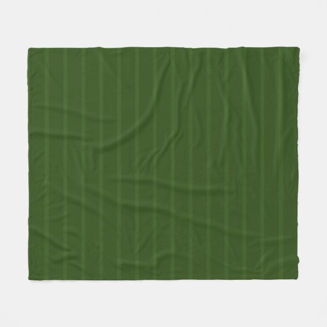 Schöne Grüntöne Streifen Fleecedecke (Vorderseite (Horizontal))