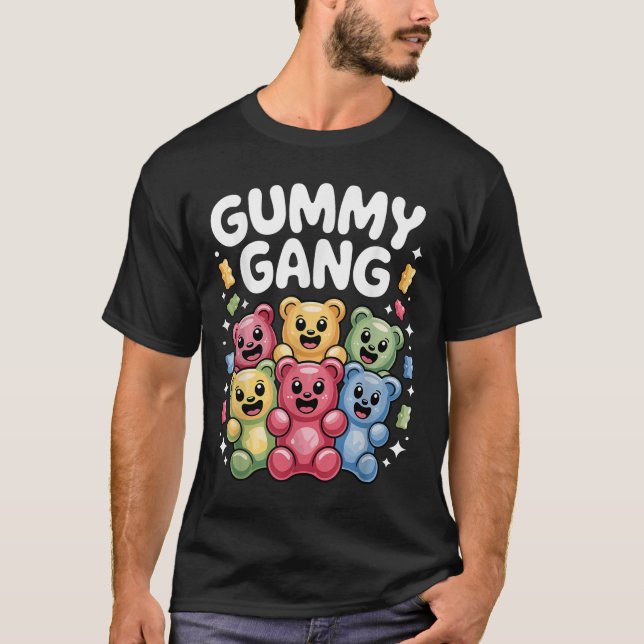 Schöne Gummibärentechnik für Männer Frauen Kinder  T-Shirt (Vorderseite)