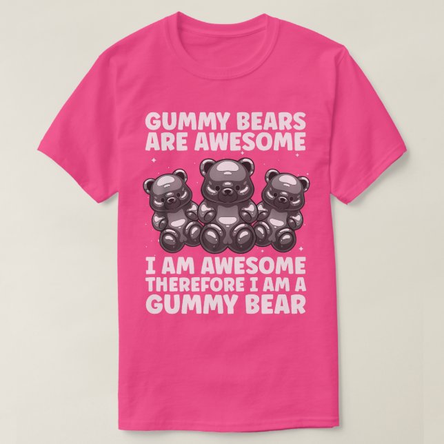 Schöne Gummy Bären Kunst für Kinder Girl Women Can T-Shirt (Design vorne)