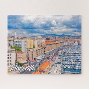 Schöne Hafenstadt Marseille, Frankreich